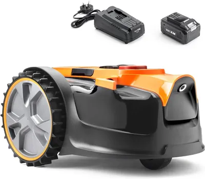 Imagen del producto de Cortacésped robótico - Cortacésped automático - Cortacésped inalámbrico - No requiere cable perimetral