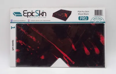 Obrázek produktu pro Skin pro systém PS4 Pro - Design Aufkleber Blood Black