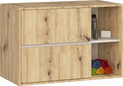 Immagine prodotto di Mobile da bagno sotto lavabo MARLION - rovere artisan / cashmere