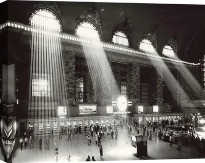 Productafbeelding van Canvasprints, vintage fotografie - Angelo Rizzuto - Grand Central Station, New York - 60 x 40 cm