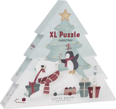 Zdjęcie produktu dla Małe holenderskie puzzle świąteczne XL