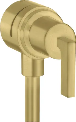 Produktbild von Schlauchanschluss AXOR CITTERIO FIXFIT DN 15 m Abstellventil u HGri bru brass brushed brass