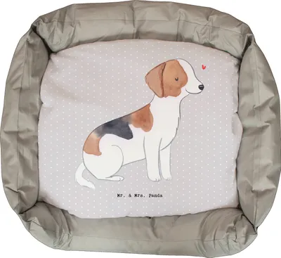 Produktbild von Mr. & Mrs. Panda Hundekörbchen Foxhound Lebensretter - Grau Pastell - Geschenk, Welpen, Jagdhund, Muttertag, Valentinstag, Ostern, Laufhund, Vatertag, Hund