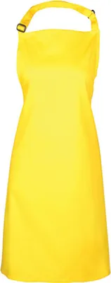 Produktbild von Premier Workwear PR150 | Latzschürze ŽColoursŽ - Waschbar bei 60 °C - Farbe: Yellow (ca. Pantone Yellow c) - Größe: 72 x 86 cm