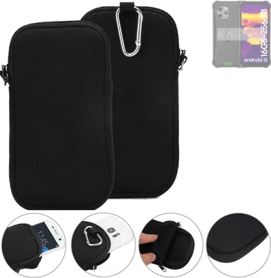 Produktbild von K-S-Trade Neopren-Hülle Handyhülle kompatibel mit Blackview BV8900 Pro Schutzhülle Neoprenhülle Sleeve Schutz-Hülle Gürtel Tasche Case Holster