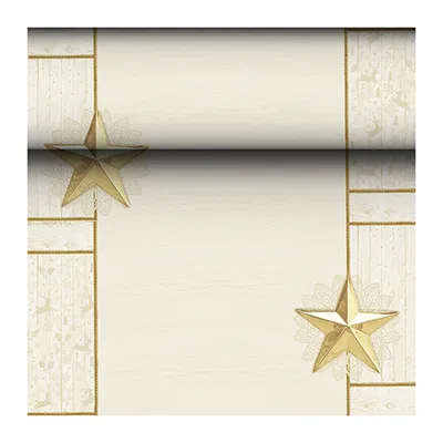 Produktbild von Tischläufer, Tissue "ROYAL Collection" 24 m x 40 cm champagner "Rising Star"