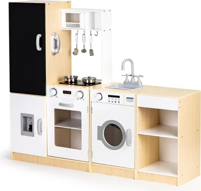 Immagine prodotto di Tavola XXL da cucina per bambini in legno + ECOTOYS LED
