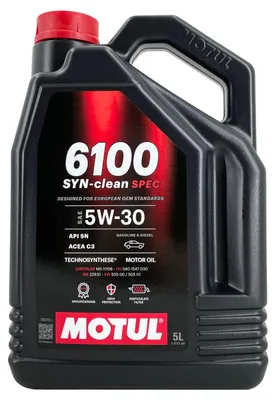 Produktbild von Motul 6100 SYN-clean SPEC 5W-30 5 Liter (113154)