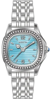 Obrázok produktu pre Invicta Wildflower 69394 Dámske Hodinky - Quartz Hnací Mechanizmus - Nerezová Oceľ s Modrým Ciferníkom - 31 mm