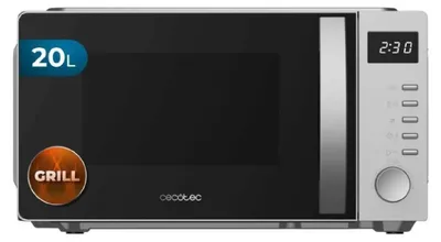 Produktbild von Cecotec Proclean 5105, Arbeitsplatte, Solo-Mikrowelle, 20 l, 700 W, Eingebautes Display, Tasten, Drehregler