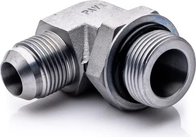 Produktbild von POLBERIS Winkel M22x1,5 - 3/4" UNF Hydraulik-Verschraubung mit Überwurfmutter