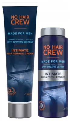 Produktbild von Intimrasur Set No Hair Crew Creme und Puder