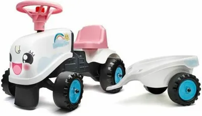 Produktbild von Falk Rainbow Farm Schwarzer Aufsitzwagen