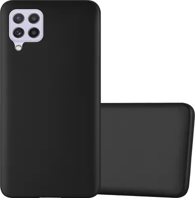 Produktbild von Cadorabo Schutzhülle für Samsung Galaxy A22 4G / M22 / M32 4G Hülle in Schwarz Handyhülle TPU Silikon Etui Cover Case