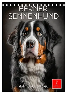 Produktbild von Berner Sennenhund - gutmütig und treu (Tischkalender 2027 DIN A5 hoch), CALVENDO Monatskalender