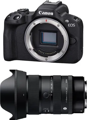 Produktbild von CANON EOS R50 + SIGMA 17-40mm f/1.8 DC Art Objektiv
