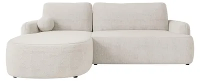 Produktbild von MIRJAN24 Ecksofa Loridu, Wohnzimmmer L-Form mit Schlaffunktion und Bettkasten (Farbe: Flow 06, Seite: Links)