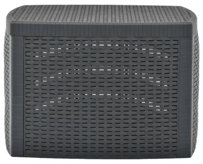 Obrázok produktu pre vidaXL Bočný stôl antracit 54 × 54 × 36,5 cm Plast