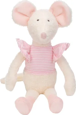 Immagine prodotto di Happy Horse, topolino di peluche Maddy 30 cm - bianco rosa - peluche per neonati