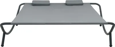Image de vidaXL Bain de soleil tissu anthracite