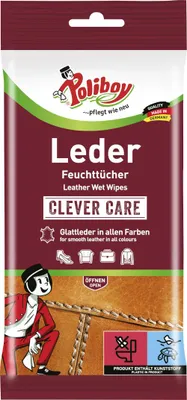 Zdjęcie produktu dla Chusteczki nawilżane Poliboy Clever Care, 20 sztuk, opakowanie 1 sztuka