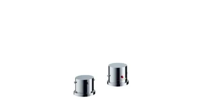 Produktbild von 2-Loch-Wannenrandarmatur AXOR STARCK DN 15, mit Thermostat brushed gold optic brushed gold optic