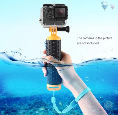 Image de PULUZ Floating Handle Handgrip Barres de flottaison & sangle pour caméras d'action GoPros NEW HERO / HERO7 / 6/5/5 4Session / 4/3 + / Xiaoyi / DJI Osmo