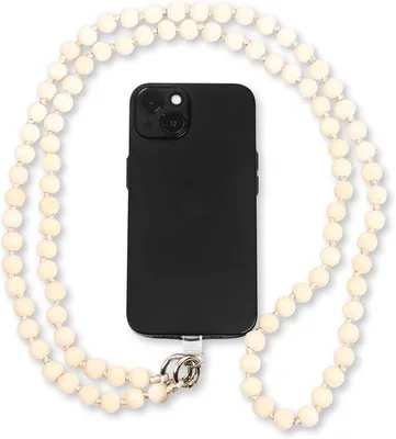Produktbild von Telefonenkette mit Perlen - Universelle Halsband für Smartphones - Einzelstück