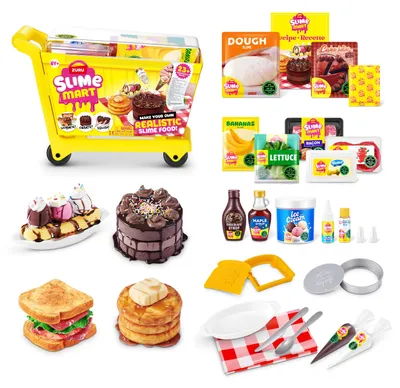 Produktbild von ZURU Slime Mart Einkaufswagen, Spielzeug-Lebensmittel, 6 Jahr(e), Mehrfarbig