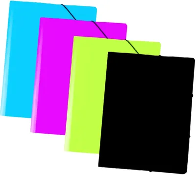 Produktbild von A4-Aktenordner mit blickdichtem Gummi - magenta