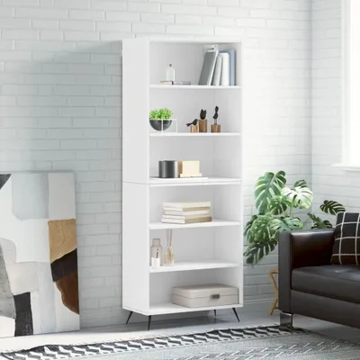Produktbild von vidaXL Highboard Weiß 69,5x32,5x180 cm Holzwerkstoff