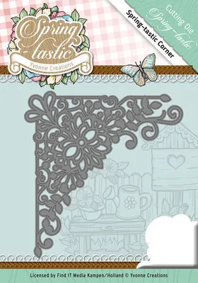 Produktbild von Stanzschablone - Yvonne Creations - Spring-tastic - Ecke