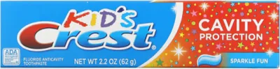 Produktbild von Crest | zubná pasta pre deti, zubná pasta pre deti, bez cukru, biele zuby, proti zubnému kazu, svieži dych | Detský kaz - 62g