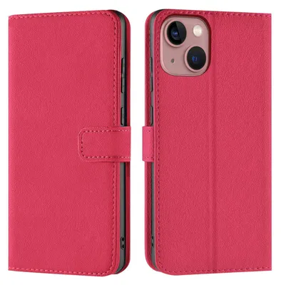 Produktbild von Conie Klapp Tasche für iPhone 14 Plus Kartenfach Rundumschutz Hülle in Pink