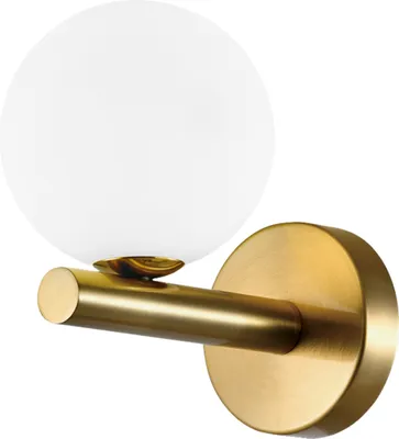 Produktbild von Elegante Wandleuchte GOLD K mit Glasschirm 1xG9 Gold
