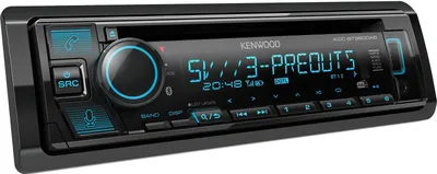 Image de Kenwood Electronics KDC-BT960DAB Noir 2000 W Bluetooth