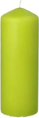 Produktbild von Papstar Stumpenkerzen Ø 60 mm 165 mm kiwi, 10 x 1 Stück