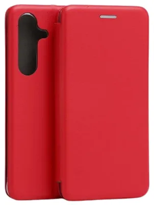 Produktbild von Beline Etui Buch Magnetisch Samsung S24S921 Schwarz/Rot