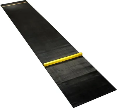 Produktbild von Angel Toys Dartmatte Gummi mit Oche - rutschfeste Dartmatte 300x60 cm