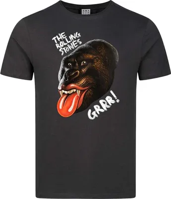 Produktbild von Amplified - "Grrr" T-Shirt für Herren/Damen Uni GD4230 (XS) (Holzkohle)