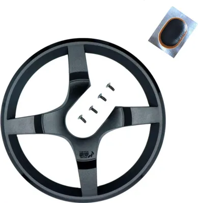 Produktbild von Shimano Kettenschutzring Kettenschutz für FC-TY301 Kunstoff 42 Zähne inkl. Befestigungsschrauben in schwarz inkl. Schlauchflicken
