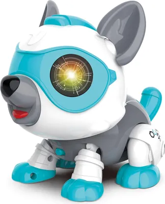 Zdjęcie produktu dla Robot Pies Cute DIY Sing and Dance Parent- dziecko interaktywne zabawki niebieski