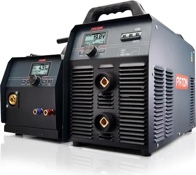 Obrázek produktu pro PATON ProMIG-500-15-4-400V W (WAM) 500 Amp MIG svářečka 3 v 1 MIG svářečka 400V svářečka Kit 15-4 4 válečky podavač drátu Professional
