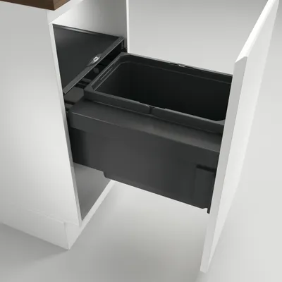 Obrázok produktu pre NABER 8012310 Triedič odpadu 22 l COX® BASE 360 S/400-1 antracit, H 360 mm