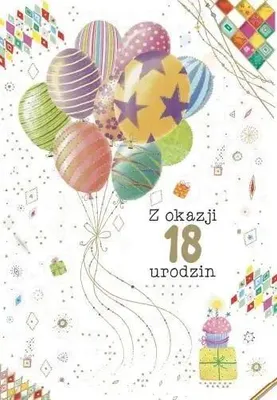 Obrázek produktu pro Přání k 18. narozeninám – Trend