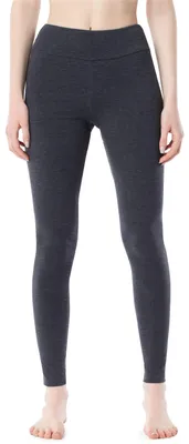 Produktbild von Merry Style Damen Lange Leggings aus Baumwolle MS10-429 (Dunkelmelange, M)