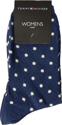 Obrázok produktu pre TH TOMMY HILFIGER Dámske ponožky, 2 páry v balení, nízke bavlnené ponožky, č. výrobku 100002672, veľkosť 39/42 – veľkosť 39/42, 80 % bavlna, 18 % polyamid, 2 % Elastan