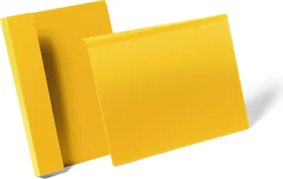 Produktbild von DURABLE Kennzeichnungstaschen mit Falz A4 quer 50 St., gelb