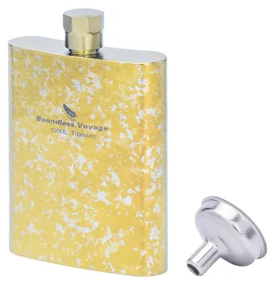 Imagen del producto de Solidchoice - Botella de titanio ultraligera de 100 ml, ideal para viajes