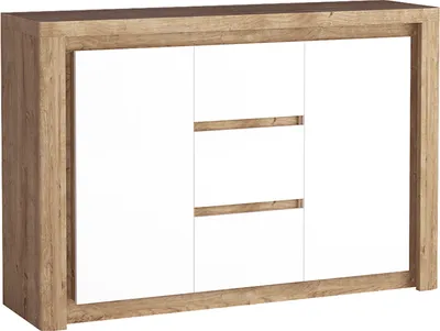 Produktbild von Sideboard modern in Eiche mit weiß LATINA-161